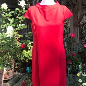 Ann Taylor LOFT Ponte Knit Boat Neck Sheath